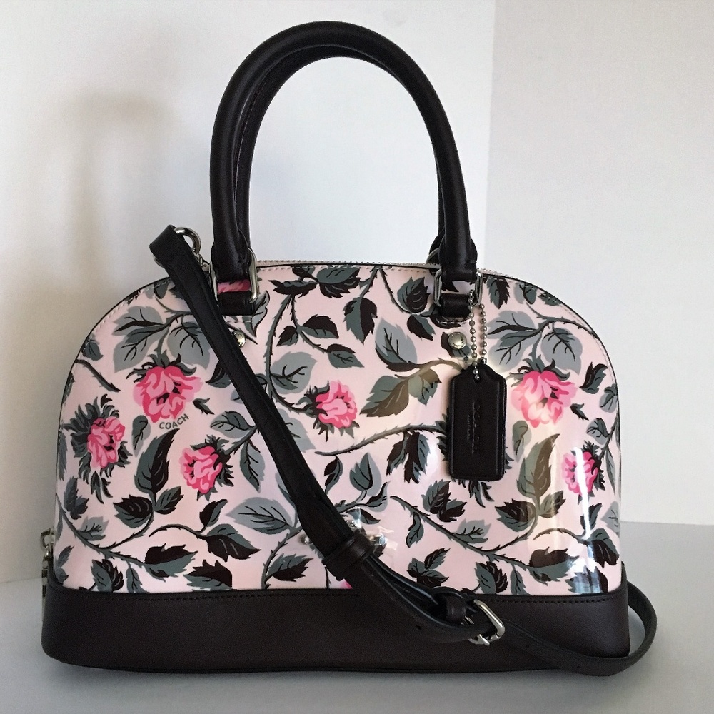 Coach Patent Mini Sierra Crossbody - Sleeping Rose - Picture 4 of 8